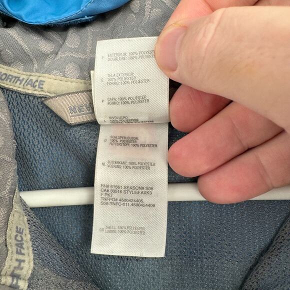 The North‎ Face Hydrenalite Full Zip Rain Jacket Women's Size Medium Blue - Picture 9 of 15